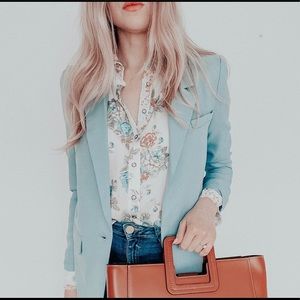 Free People Floral Blouse - Size S